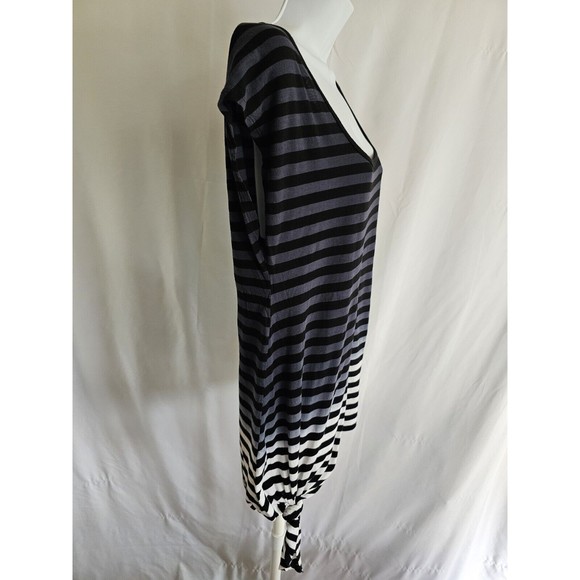 Calvin Klein Performance Shirt Womens Striped Ombre Knit Blouse Size Medium - Picture 5 of 7